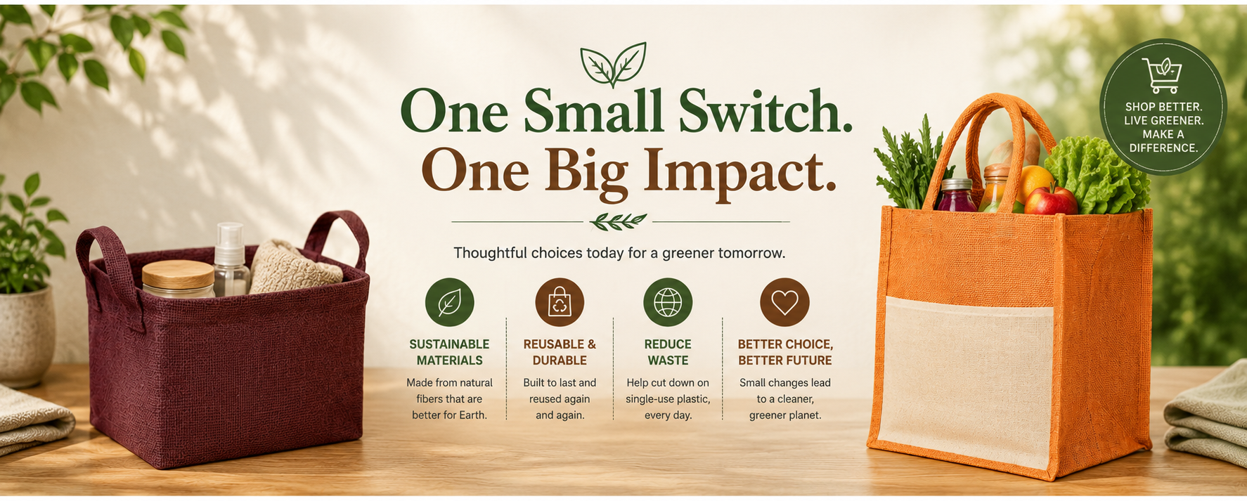 The Environmental Benefits of Switching to Reusable Bags